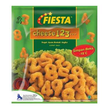 Promo Harga Fiesta Naget Cheese123 500 gr - Blibli