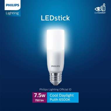 Philips Lampu LED Stick 7.5W E27 APR 6500K 230V - Putih --