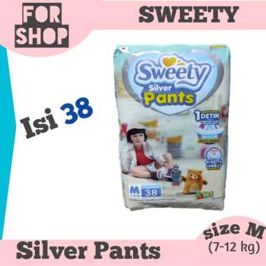 Promo Harga Sweety Silver Pants M38 38 pcs - Blibli