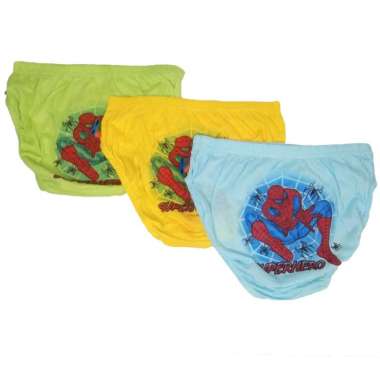 Paket 3 Agree Kids CA03 - Celana Dalam Anak Dasar Warna Edisi Superhero XXL Multicolor