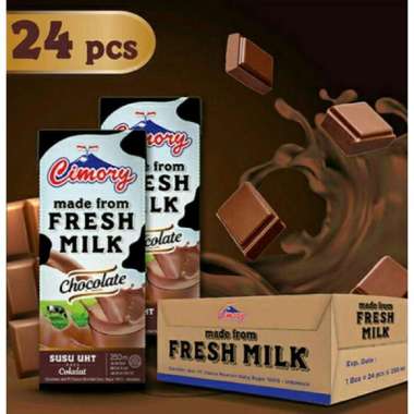Promo Harga Cimory Susu UHT Chocolate 250 ml - Blibli