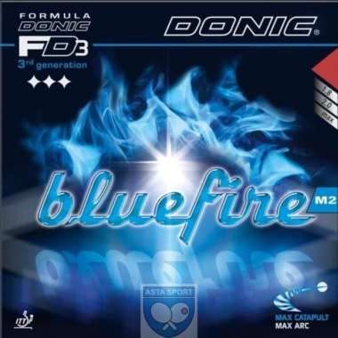 Donic Bluefire M2 / karet bet pingpong Merah