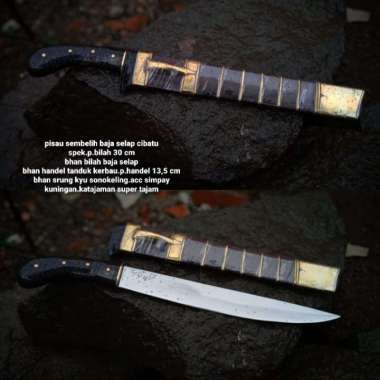 Golok Sembelih Baja Selap Cibatu