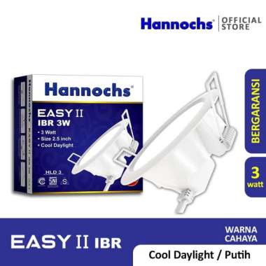 Hannochs Downlight LED EASY II 3W IBR Cahaya Putih