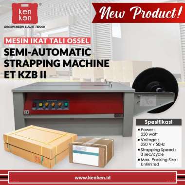 Mesin Ikat Dus KZB-IIMesin Strapping KZB-II Mesin Packing Kardus Ossel