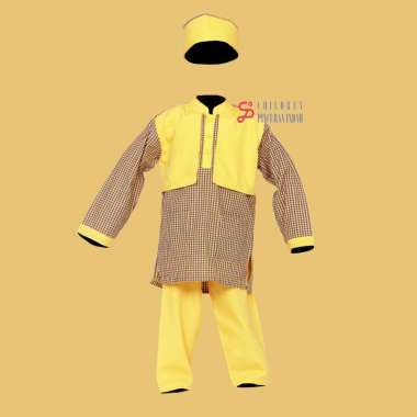 Children Pincuran Indah - Baju Muslim TK Laki Kuning Panjang 8