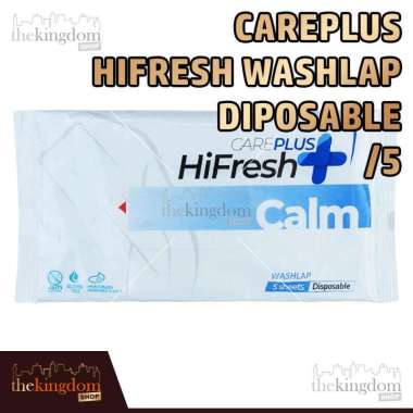 Careplus HiFresh Washlap Disposable /5 Care Plus Hi Fresh Waslap Wash Cloth Kain Lap Tissue Wipes