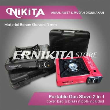 Kompor Gas Portable NIKITA 2 in 1