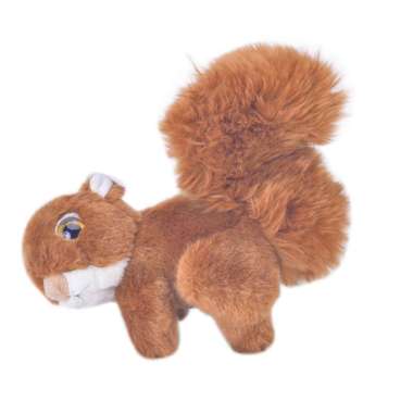 Simulation Fur Squirrel Plush Stuffed Doll Animal Toy Children Gift Home Decor B 