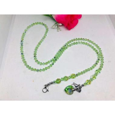 Strap Tali Gantungan Lanyard Kalung Masker Swarovski Ori