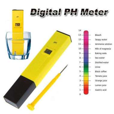 PH Meter Alat Ukur PH Air Minum Hidroponik Digital Tester Pen Akuarium
