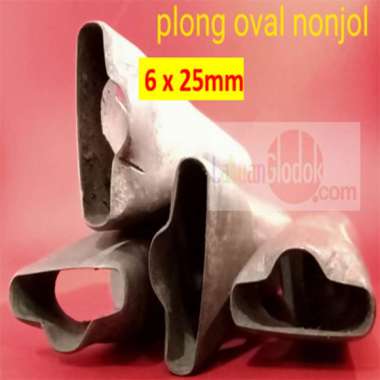 Plong Kulit bentuk Oval Nonjol 6 x 25mm/Plong Oval Nonjol /Pembolong Oval Nonjol 6 x 25mm