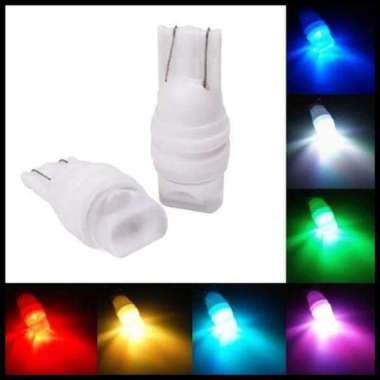 LED Lampu T10 Keramik Kota Senja Sein Ceramic Mobil Motor Sen Rem Mundur Plat Nomor Speedometer RGB