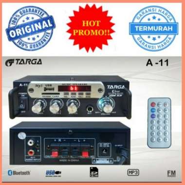 Ampli TARGA A-11 Amplifier Bluetooth Bisa Buat Pake Di Mobil