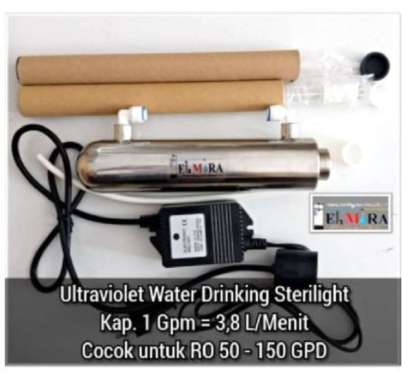 Ultraviolet UV RO set 1 Gpm