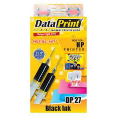 TINTA SUNTIK DATA PRINT 027 HITAM FOR HP SERIES