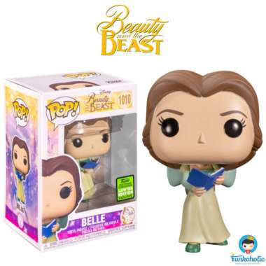 Funko POP! Disney Beauty and the Beast 30th Anniversary - Belle in Green Dress with Book [ECCC Exclu