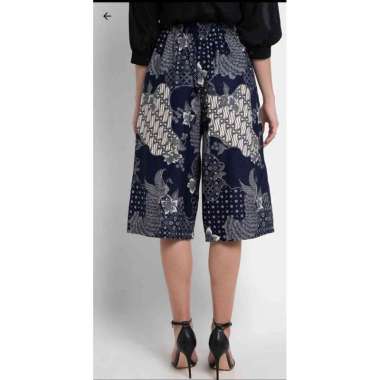 Promo SASHA CROP PANTS LINEN SAKU DEPAN 