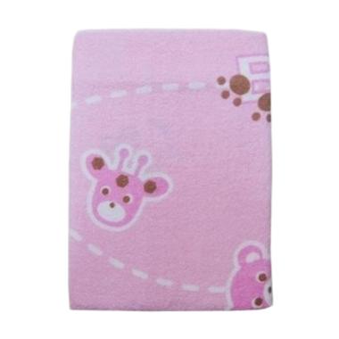 Cotton Tree Printed Animal Towel Handuk Mandi - Pink
