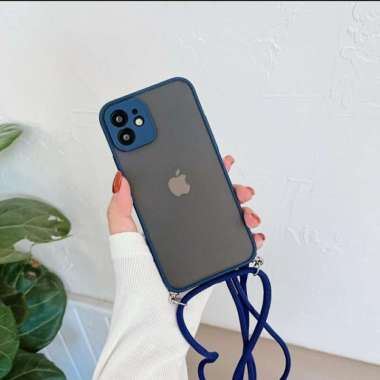 Case Xiaomi Redmi 9A - Casing Aero Dove Lanyard Sling Tali Camera softcase hitam