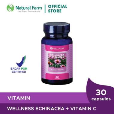 Wellness Echinacea + Vitamin C - 30 Capsules