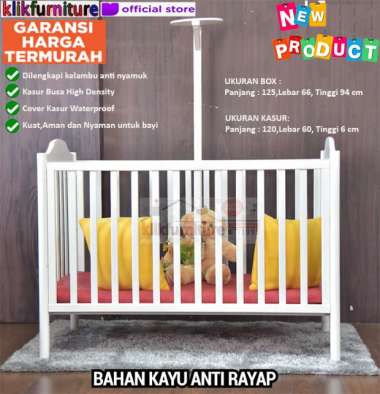 Baby Box / Box Bayi / Ranjang Bayi GILLIAN dengan Kelambu