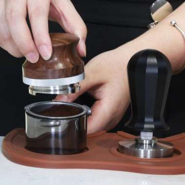 58mm Coffee Tamper Leveler Stainless Steel Espresso Distributor Tool Adjustable
