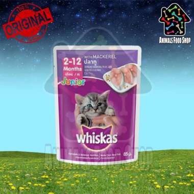 Jual Whiskas® Cat Food Wet Pouch Junior Tuna 80g Terbaru November