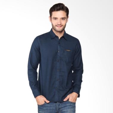 HEMMEH Kemeja Lengan Panjang - Biru Tosca