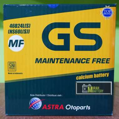 Aki Mobil GS ASTRA Type GS MF NS60LS 45AH 12 V GSMF NS60LS " 55680 "