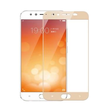 VR Tempered Glass Full Gold Anti Go ... or Vivo V5 Plus/X9 - Gold