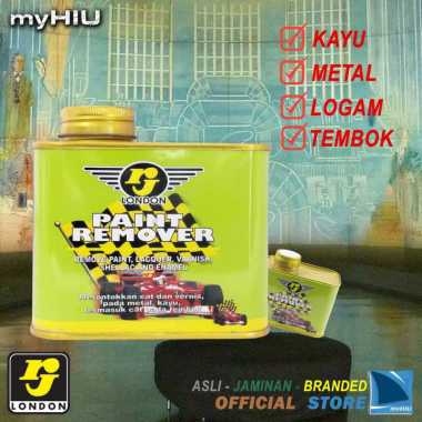 Cairan Perontok Cat - Pernis - Serlak - Enamel 450 ml Kayu Logam Tembok - Paint Remover RJ LONDON