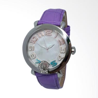 Alexandre Christie 141247 Analog Ta ... ngan Wanita - Silver Ungu