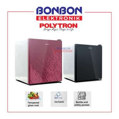 Polytron Kulkas Mini / Mini Refrigerator PRH-51R/X PRH51 / PRH 51 Hitam