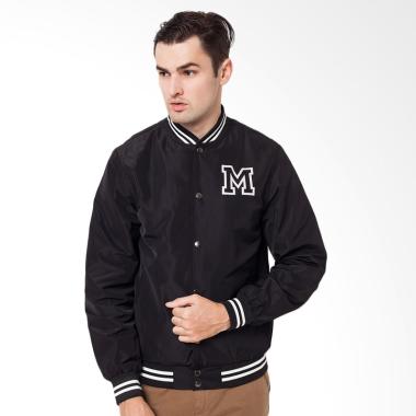 Minarno Black M Varsity Jacket