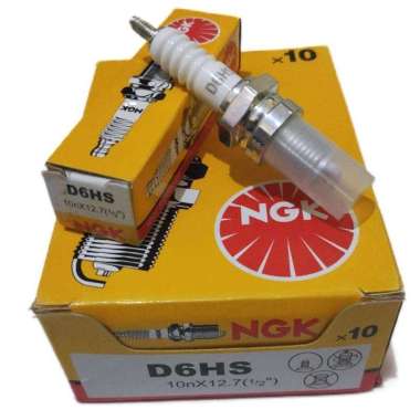 NGK Busi Untuk Motor Bebek & Matic Honda - Yamaha [D6HS] White
