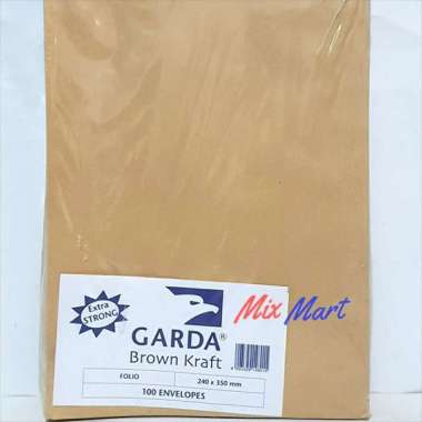 Amplop Coklat Garda Folio isi 100 lembar -