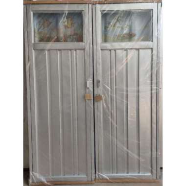 Pintu Kamar Mandi Galvalum Eco Motif Kaca Gambar Minimalis