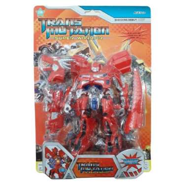 Mainan Robot Transformers Mika / Trans Mutation Super Warrior / Mainan Anak Cowok / ST2475 / ST2477
