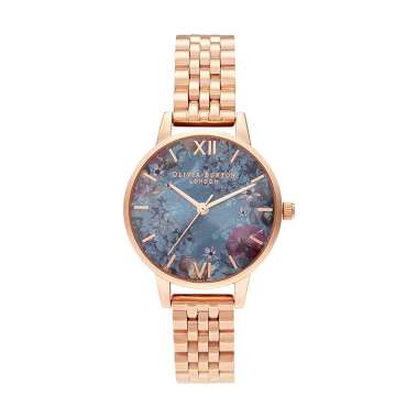 Olivia Burton OB16US25 Under The Sea Florals Rose Gold Stainless Steel Strap [Machtwatch] Rose Gold