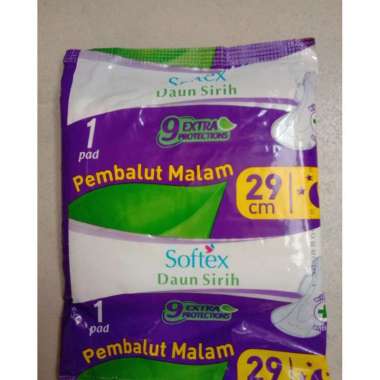 Softex Daun Sirih 29 Wing Pembalut Wanita [10 pcs/ Renceng]
