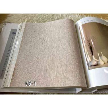 Wallpaper Dinding Polos Serat Tekstur Kayu Soft Avenue