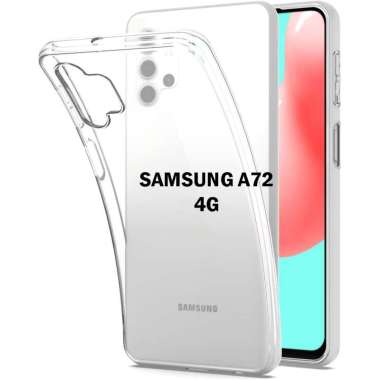 Case Anti Shock Anti Crack Softcase Samsung A72 4G -- Clear