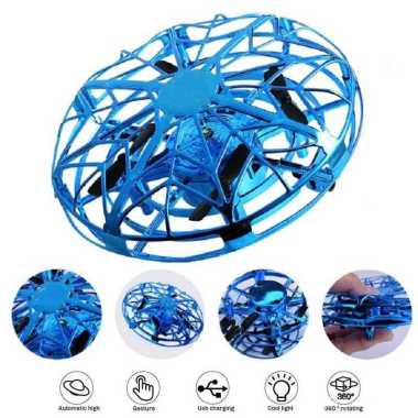 Mainan Anak Bentuk Drone UFO Mini - Mainan Drone Bentuk UFO - Mainan Drone Tanpa Remote Control - Mainan Drone UFO - Drone Mini - Drone Quadcop