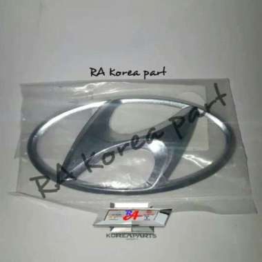 OEM Emblem Logo Grile Depan Hyundai Getz Atoz 1000Cc Chrome
