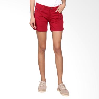 Bronco 6031 Hot Pants Chinos Celana Wanita - Red