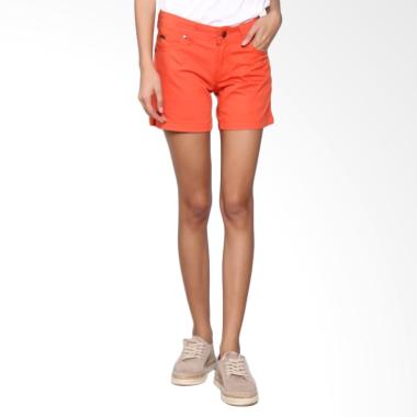 Bronco 6032 Hot Pants Chinos Celana Wanita - Orange