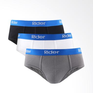 Rider Banded Underwear Active Pria - Multicolor [3 Pcs/R333B]