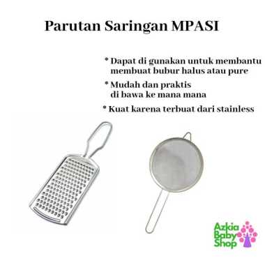 Saringan Parutan MPASI Bayi Kawat saringan parutan bubur mpasi bayi saringan parutan