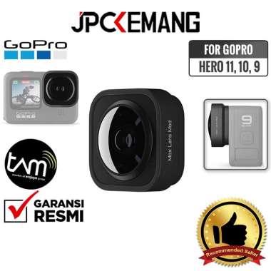 JPC KEMANG GoPro Max Lens Mod for HERO 9 / Hero 10 Black LensMod GoPro Max GARANSI RESMI Black